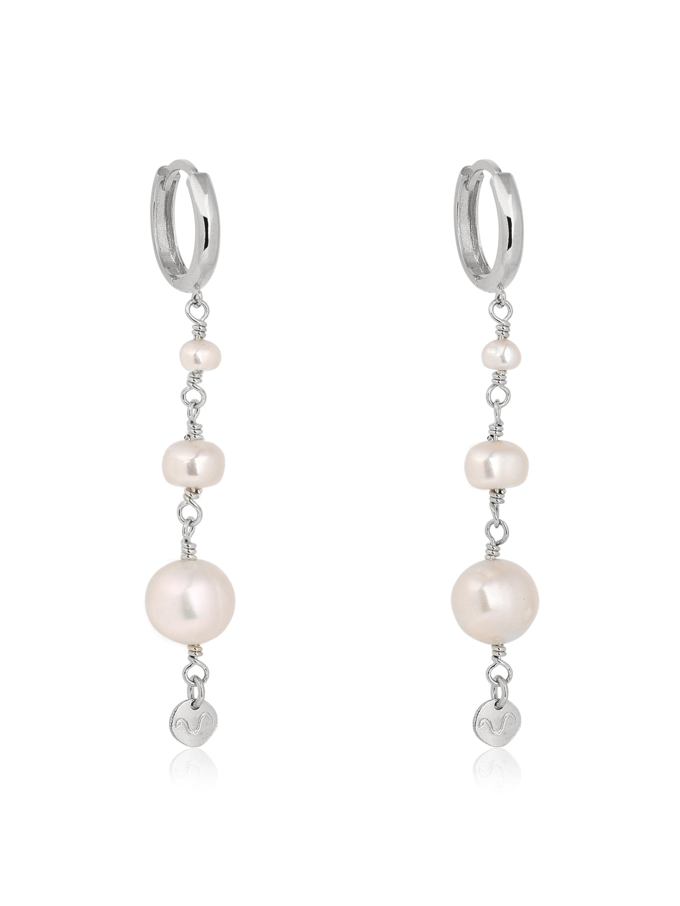 Brinco Planetas Médio Prata 925